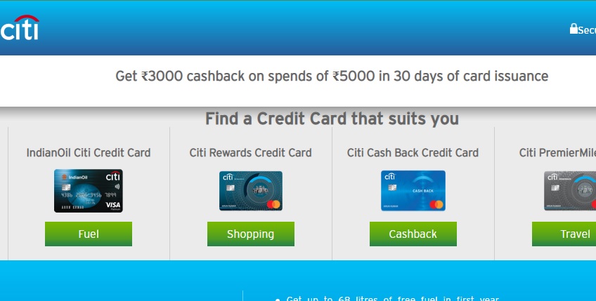 India Desire : Citibank Credit Card Offer: Get Rs 3000 Cashback On Spends Of Rs 5000 In 30 Days Of Card Issuance